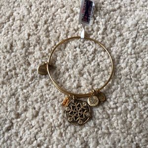 Gold Alex and Ani bracelet